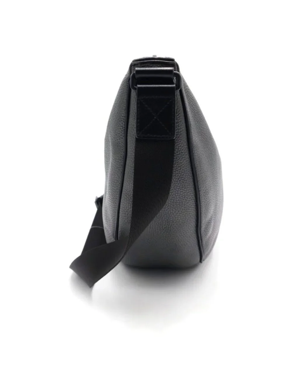 Louis Vuitton Alpha Hobo Shoulder Bag Black Leather Silver